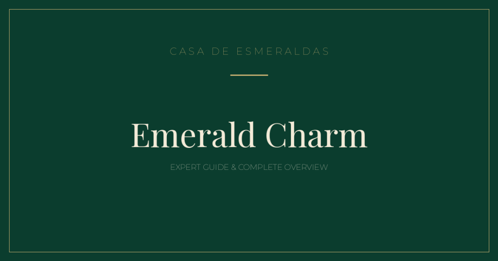 Emerald Charm: Expert Guide & Complete Overview (2026) - Casa de Esmeraldas