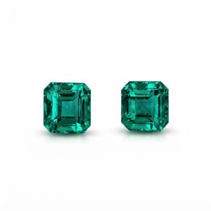 Loose Emerald Pair — Square Emerald Cut